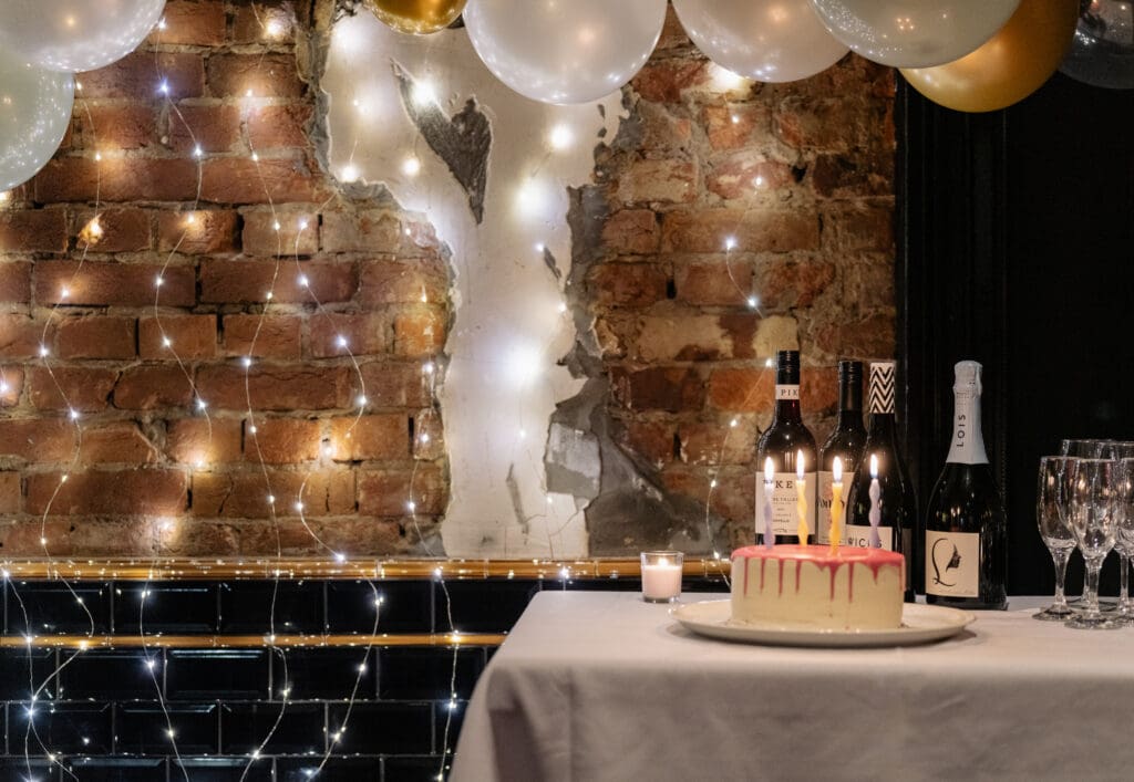 No birthday is complete with cake, champagne or an event space at The Alma!